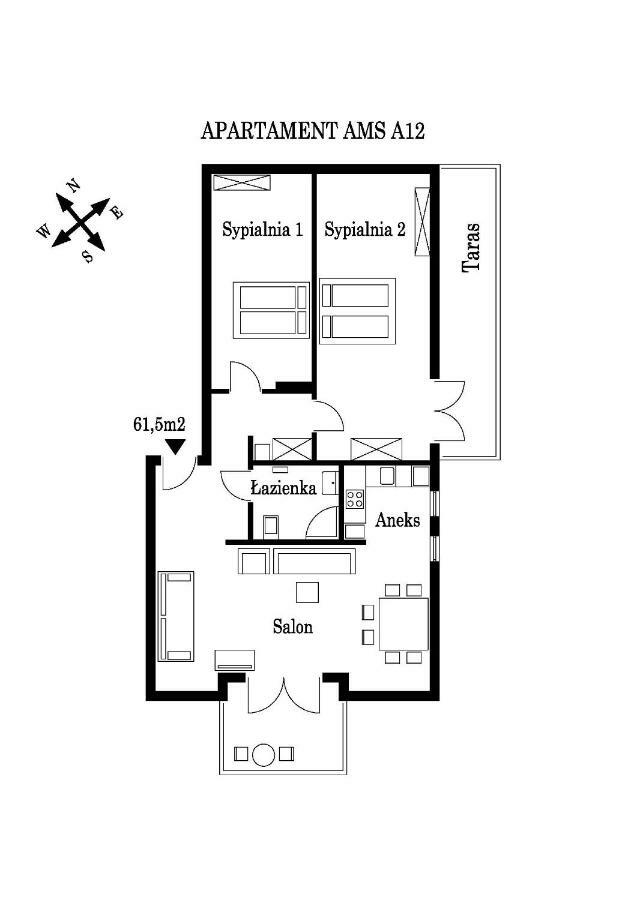 Апартаменты Apartament Ams A12 Реваль Экстерьер фото